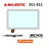 VETRO TOUCH SCREEN MAJESTIC 311 TABLET FOUREL FLAT YCF0464-A BIANCO