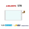 VETRO TOUCH SCREEN Majestic 568 ZYD080-57V01 8 Pollici BIANCO