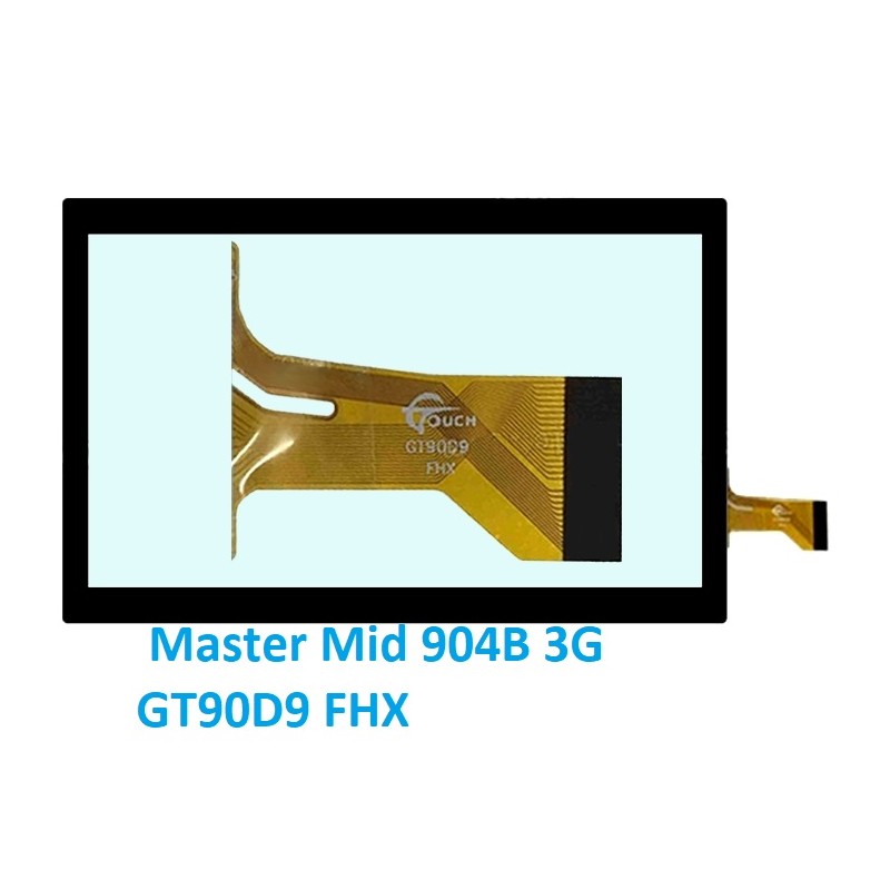 VETRO TOUCH SCREEN Master Mid 904B 3G GT90D9 FHX Nero