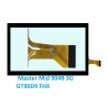 VETRO TOUCH SCREEN Master Mid 904B 3G GT90D9 FHX Nero