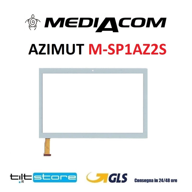 VETRO TOUCH SCREEN MEDIACOM M-SP1AZ2S BIANCO COMPATIBILE