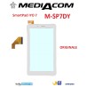 VETRO TOUCH SCREEN MEDIACOM M-SP7DY SMARTPAD IYO ORIGINALE BIANCO