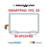VETRO TOUCH SCREEN MEDIACOM SMARTPAD IYO 10 M-SP1GY4G M-SP1EY4G ORIGINALE BIANCO