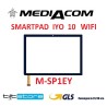 VETRO TOUCH SCREEN MEDIACOM SMARTPAD IYO 10 WIFI M-SP1EY ORIGINALE VETRO SCHERMO NERO