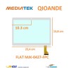 VETRO TOUCH SCREEN MEDIATEK FLAT MJK-0427-FPC SCHERMO BIANCO