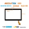 VETRO TOUCH SCREEN MEDIATEK XLD-90 ZH960 MEDIATEK K80 GT10PG127 HN-1040 SCHERMO NERO