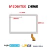VETRO TOUCH SCREEN MEDIATEK ZH960 SCHERMO BIANCO