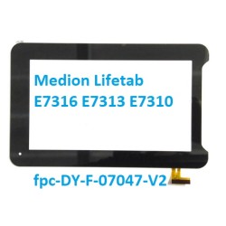 VETRO TOUCH SCREEN Medion Lifetab E7316 E7313 E7310 E7311 fpc-DY-F-07047-V2 Nero