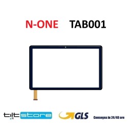 VETRO TOUCH SCREEN N-ONE TAB001 SCHERMO NERO