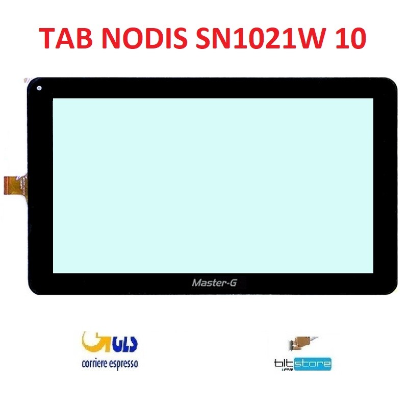 VETRO TOUCH SCREEN Nodis SN1021W 10 C146257A2-DRFPC378T-V1.0 10 Pollici Nero