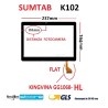 VETRO TOUCH SCREEN SUMTAB K102 FLAT KINGVINA GG1068-HL SCHERMO NERO