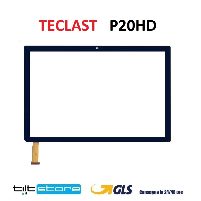 VETRO TOUCH SCREEN TABLET TECLAST P20HD SCHERMO NERO
