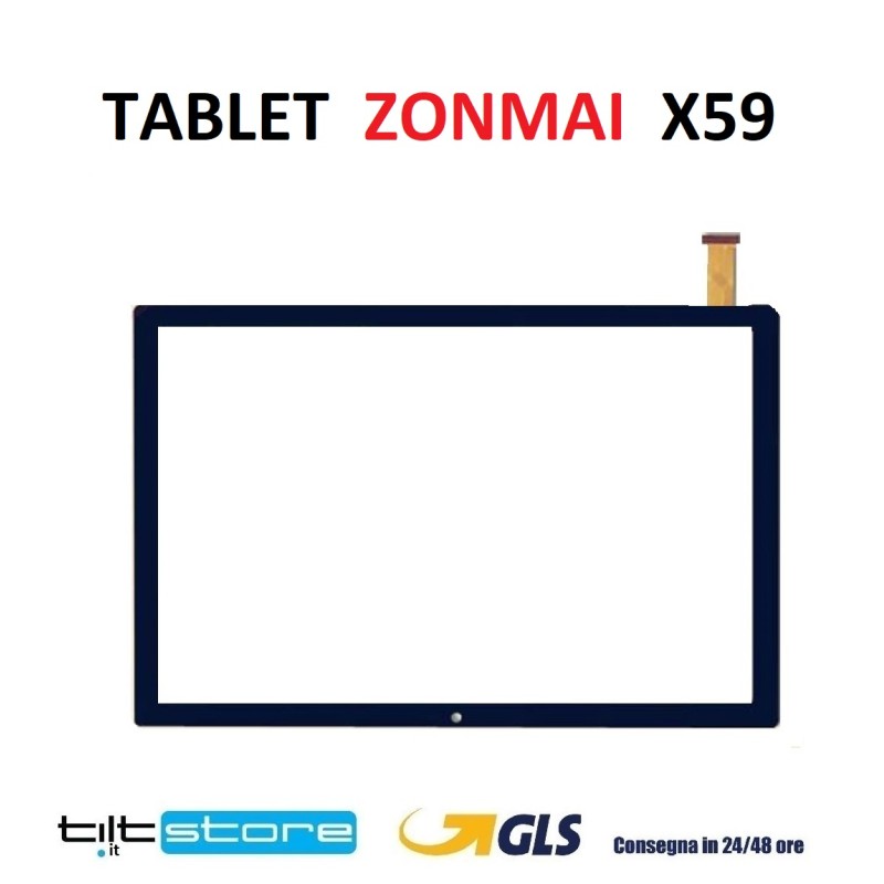 VETRO TOUCH SCREEN TABLET ZONMAI MOD. X59 SCHERMO NERO