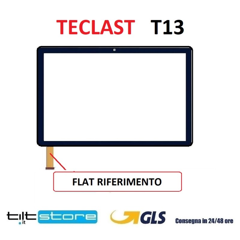 VETRO TOUCH SCREEN TECLAST T13 TABLET SCHERMO NERO