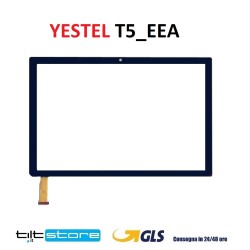 VETRO TOUCH SCREEN YESTEL T5 T5_EEA SCHERMO NERO