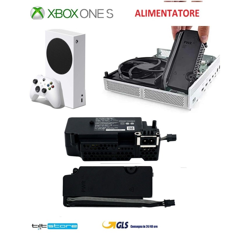 ALIMENTATORE PER XBOX ONE S MODELLO 1681 PA-1131-13MX ORIGINALE RICONDIZIONATO