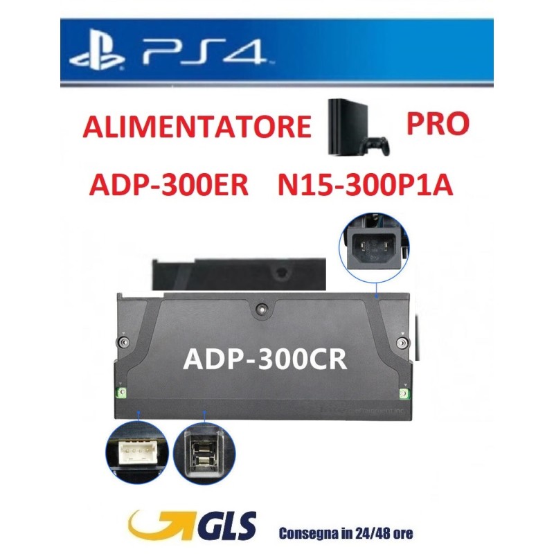 ALIMENTATORE PER PS4 PRO ADP-300ER N15-300P1A CUH-7116B ORIGINALE RICONDIZIONATO