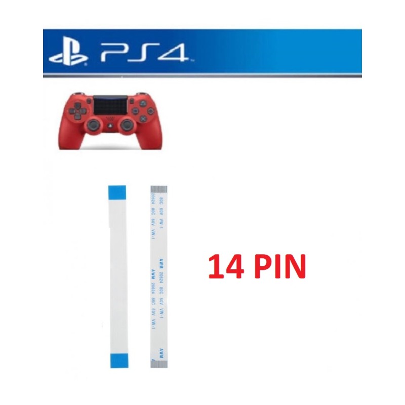 FLAT DI RICARICA JOYPAD PS4 14 PIN PCB JDS-001 MICRO USB