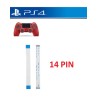 FLAT DI RICARICA JOYPAD PS4 14 PIN PCB JDS-001 MICRO USB