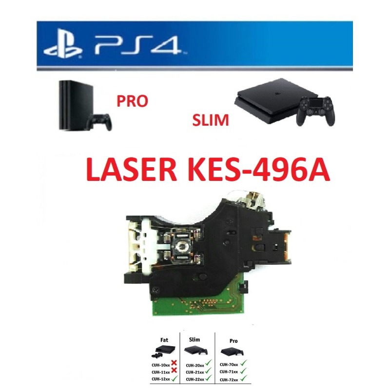 LASER PS4 496 PS4 KES-496A SONY PS4 SLIM PS4 PRO 496A KEM-496 CUH-1116A CUH-2116B CUH-2016A