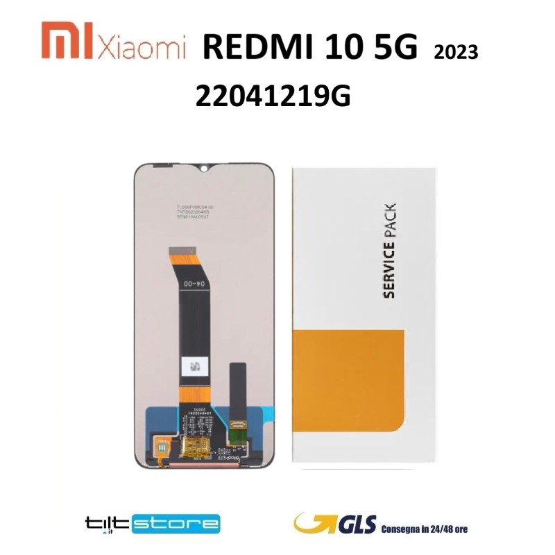 DISPLAY LCD XIAOMI REDMI 10 5G 22041219G TOUCH SCHERMO VETRO