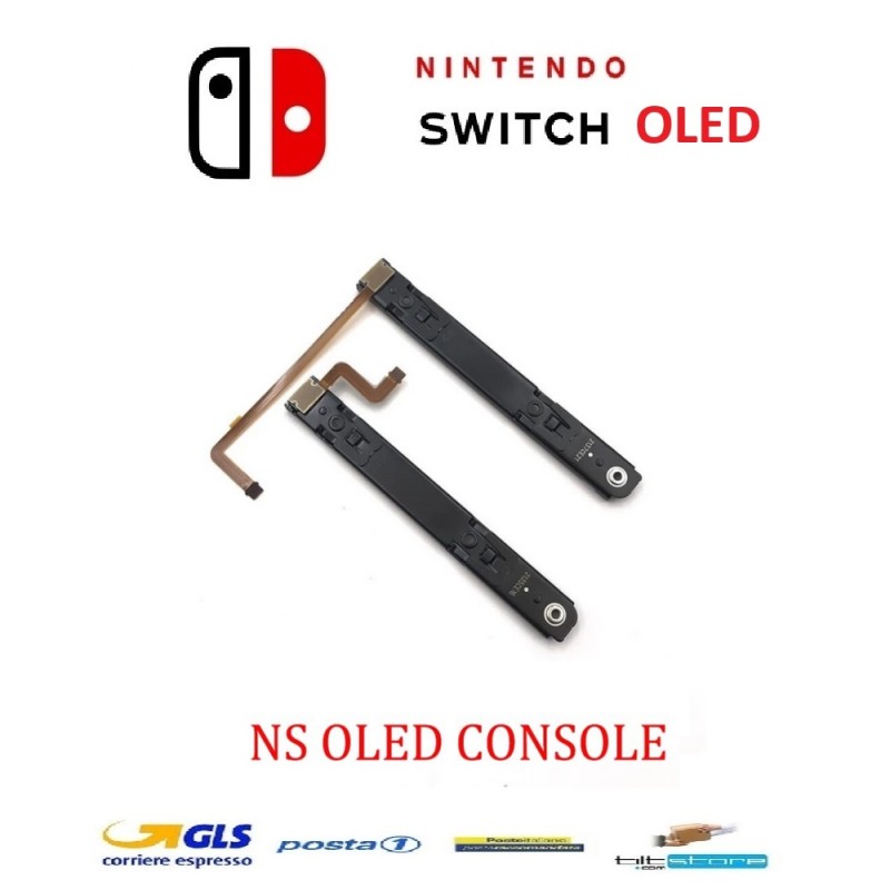 COPPIA SLIDER FLAT LATERALI JOYCON CONSOLE NINTENDO SWITCH OLED INTERNI