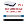 FLAT CARRELLO LETTORE PS5 KES-497A 497 CONSOLE SONY UNITA DISCO OTTICO FLAT 25 PIN CD PLAYSTATION 5