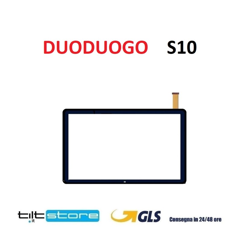 VETRO TOUCH SCREEN DUODUOGO S8+ SCHERMO ORIGINALE NERO