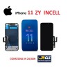 DISPLAY LCD IPHONE 11 ZY INCELL APPLE SCHERMO VETRO NERO