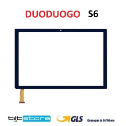 VETRO TOUCH SCREEN DUODUOGO S6 TABLET SCHERMO NERO