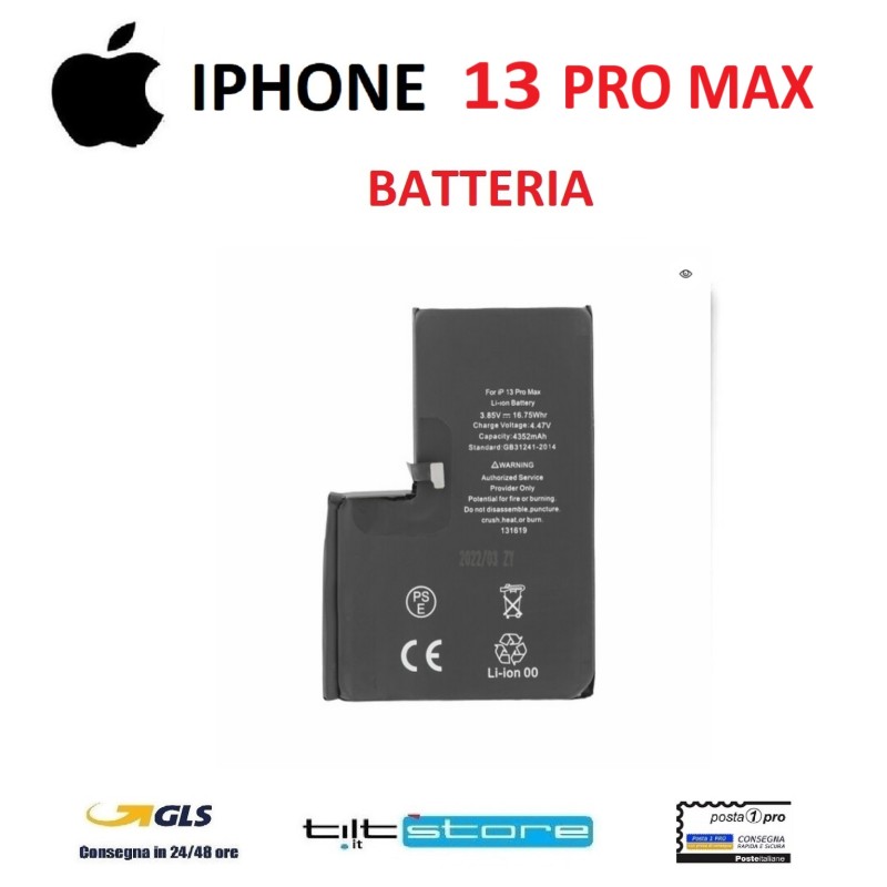 BATTERIA PER IPHONE 13 PRO MAX OEM COMPATIBILE