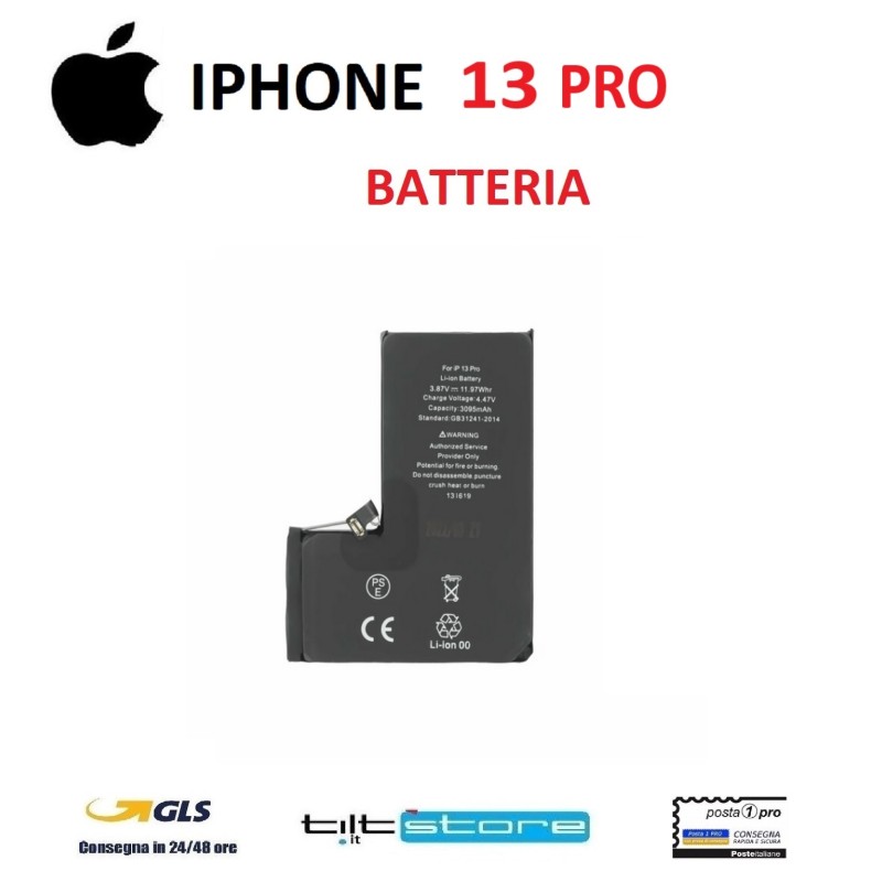 BATTERIA PER IPHONE 13 PRO OEM COMPATIBILE