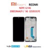 DISPLAY LCD XIAOMI REDMI NOTE 12 4G 23021RAA2Y / 23028RA60L / 5G 22101317C TOUCH SCREEN SCHERMO CON FRAME
