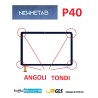 VETRO TOUCH SCREEN NEWMETAB P40 SCHERMO NERO