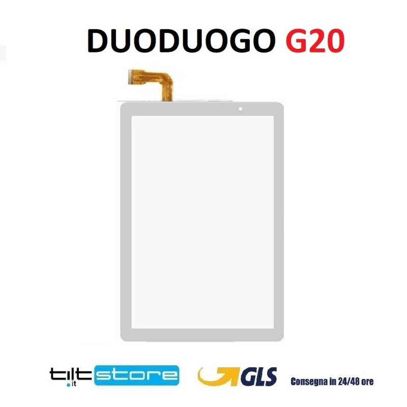 VETRO TOUCH SCREEN DUODUOGO G20 TABLET SCHERMO NERO o BIANCO