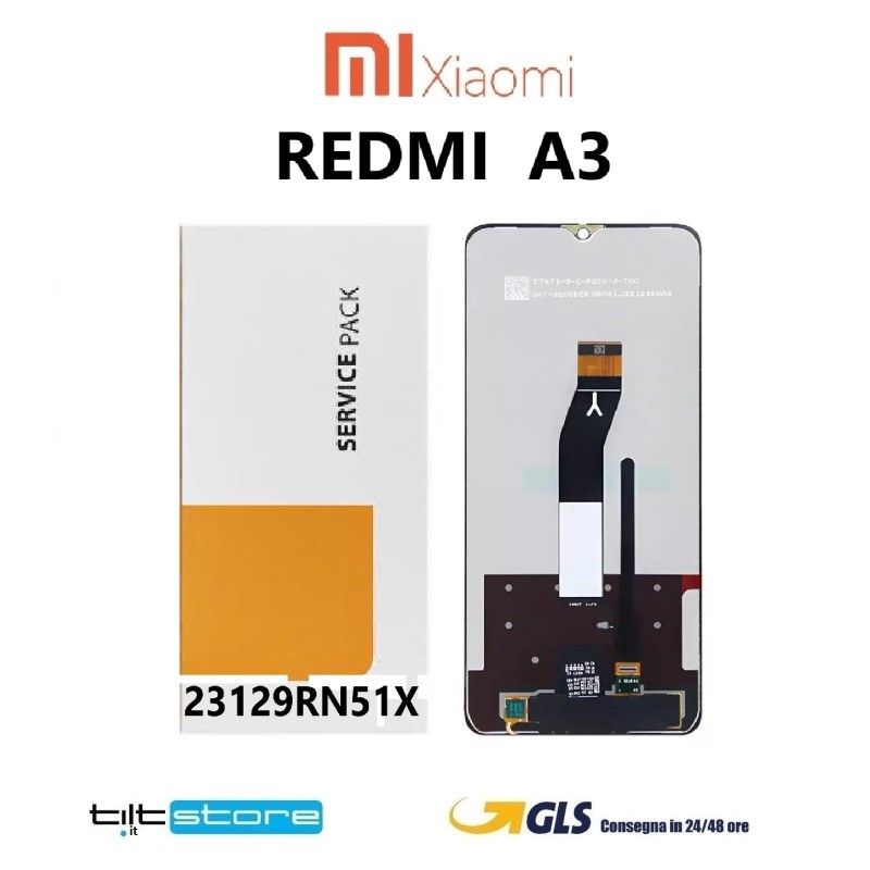 DISPLAY LCD XIAOMI REDMI A3 23129RN51X OEM SERVICE PACK