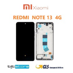 DISPLAY LCD XIAOMI REDMI NOTE 13 4G 23124RA7EO 23129RAA4G SCHERMO CON FRAME