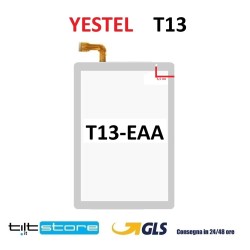 VETRO TOUCH SCREEN YESTEL T13 T13-EAA SCHERMO BIANCO