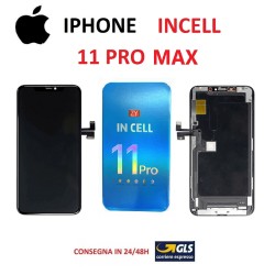 DISPLAY LCD IPHONE 11 PRO MAX INCELL ZY APPLE SCHERMO VETRO NERO