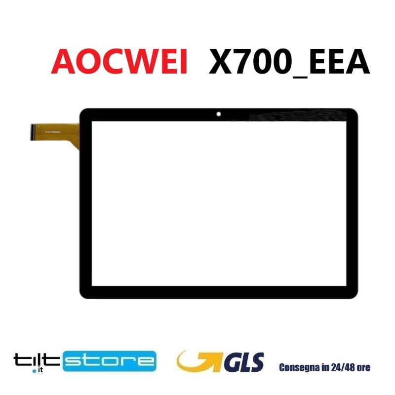 VETRO TOUCH SCREEN AOCWEI X700_EEA TABLET SCHERMO NER0