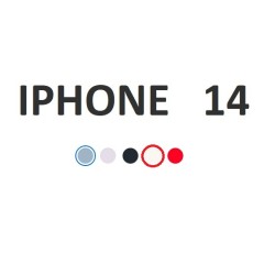 VETRO POSTERIORE IPHONE 14 BIANCO GALASSIA