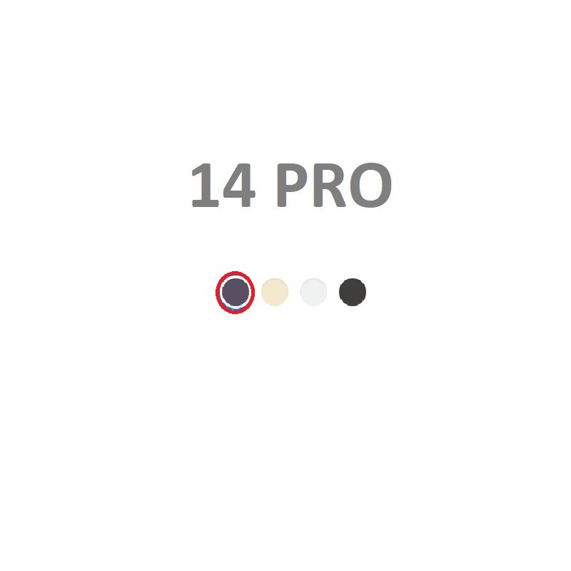 VETRO POSTERIORE IPHONE 14 PRO VIOLA PURPLE