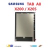 DISPLAY LCD PER SAMSUNG GALAXY TAB A8 10.5 SM X200 X205 TOUCH SCREEN VETRO MONITOR