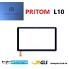 VETRO TOUCH SCREEN TABLET PRITOM L10 VETRO SCHERMO NERO