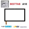 VETRO TOUCH SCREEN BESTTAB A10 SCHERMO ORIGINALE NERO