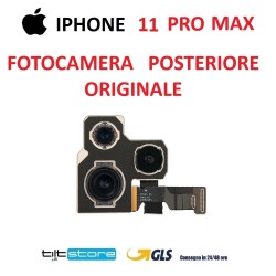 FOTOCAMERA POSTERIORE IPHONE 11 PRO MAX ORIGINALE PULLED