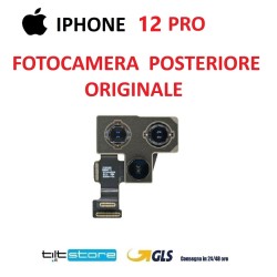 FOTOCAMERA POSTERIORE IPHONE 12 PRO ORIGINALE PULLED