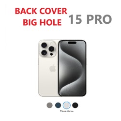 VETRO POSTERIORE IPHONE 15 PRO TITANIO BIANCO