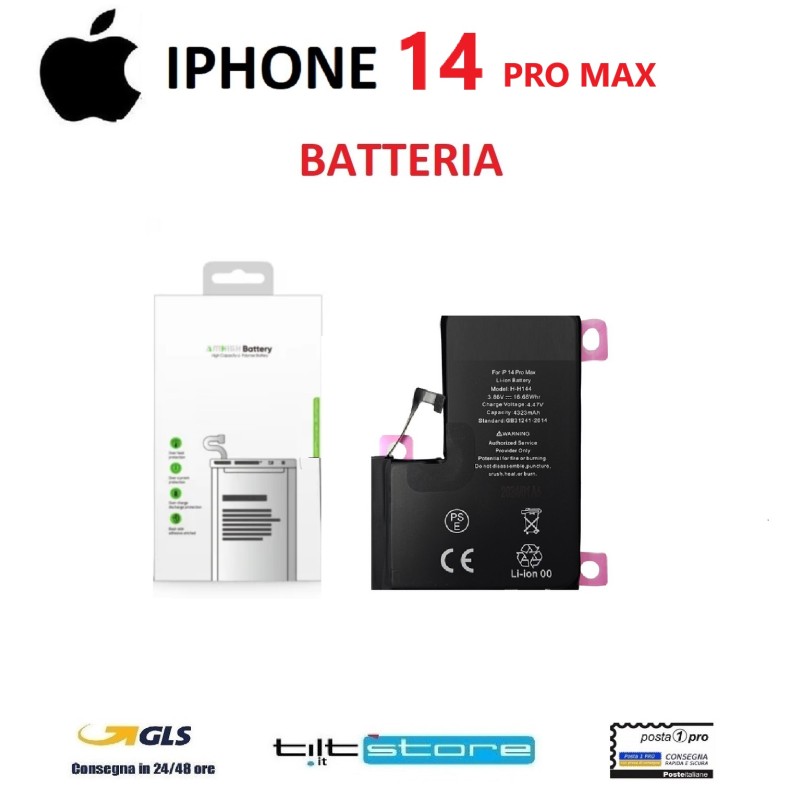 BATTERIA PER IPHONE 14 PRO MAX OEM COMPATIBILE