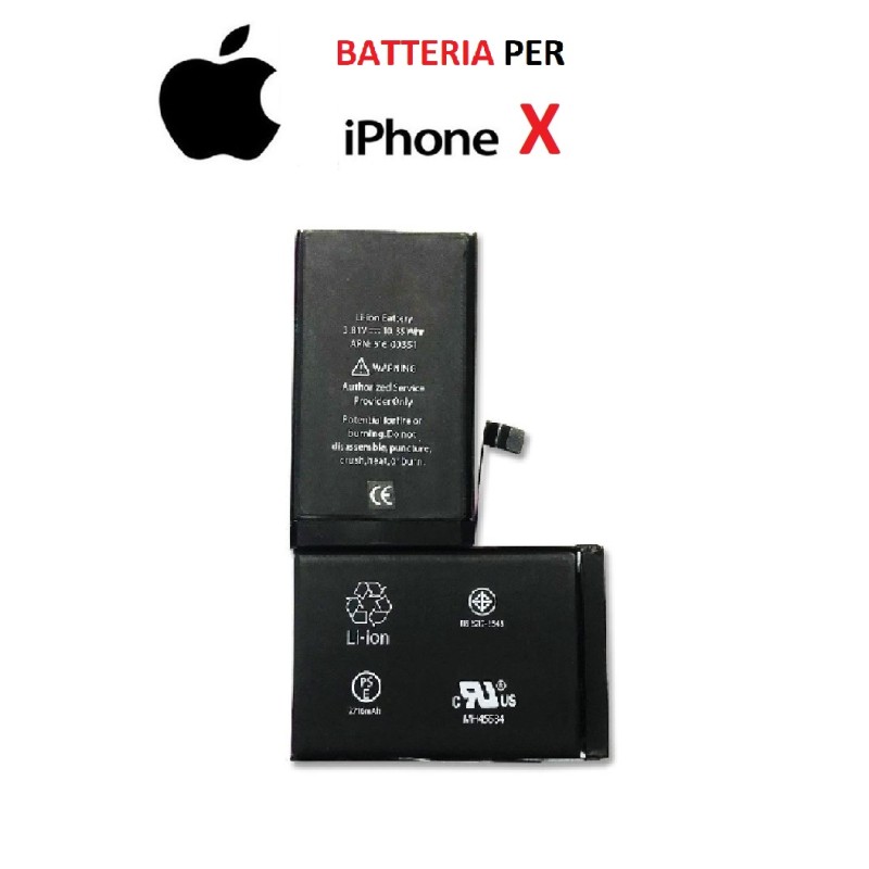 BATTERIA IPHONE X OEM COMPATIBILE